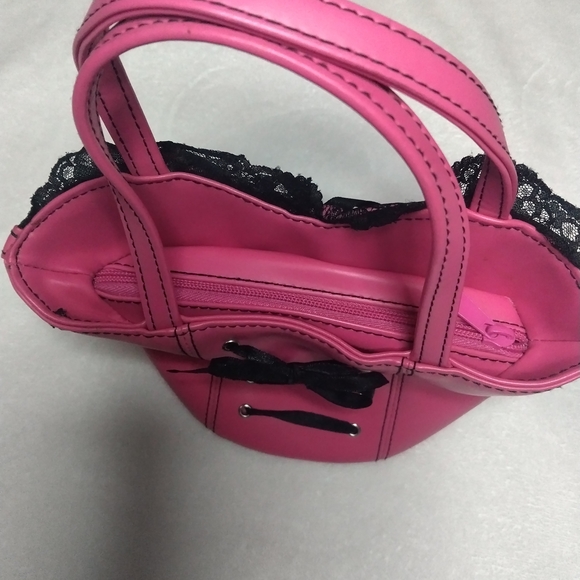 Chic Pink Lace Mini Bag - Picture 4 of 7